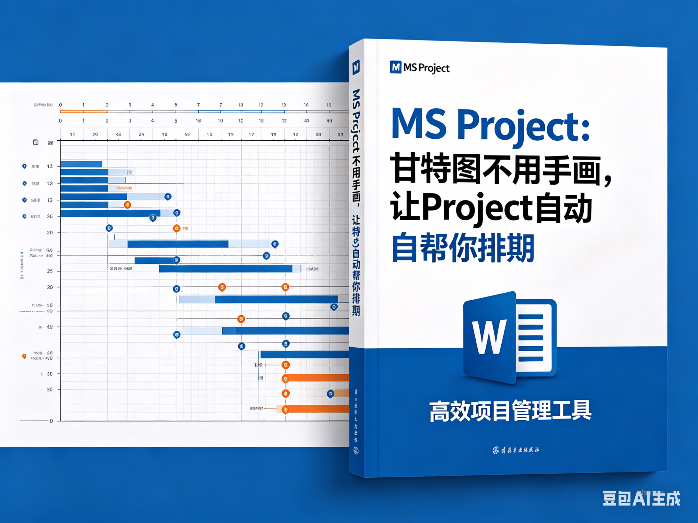 MS Project：甘特图不用手画，让Project自动帮你排期