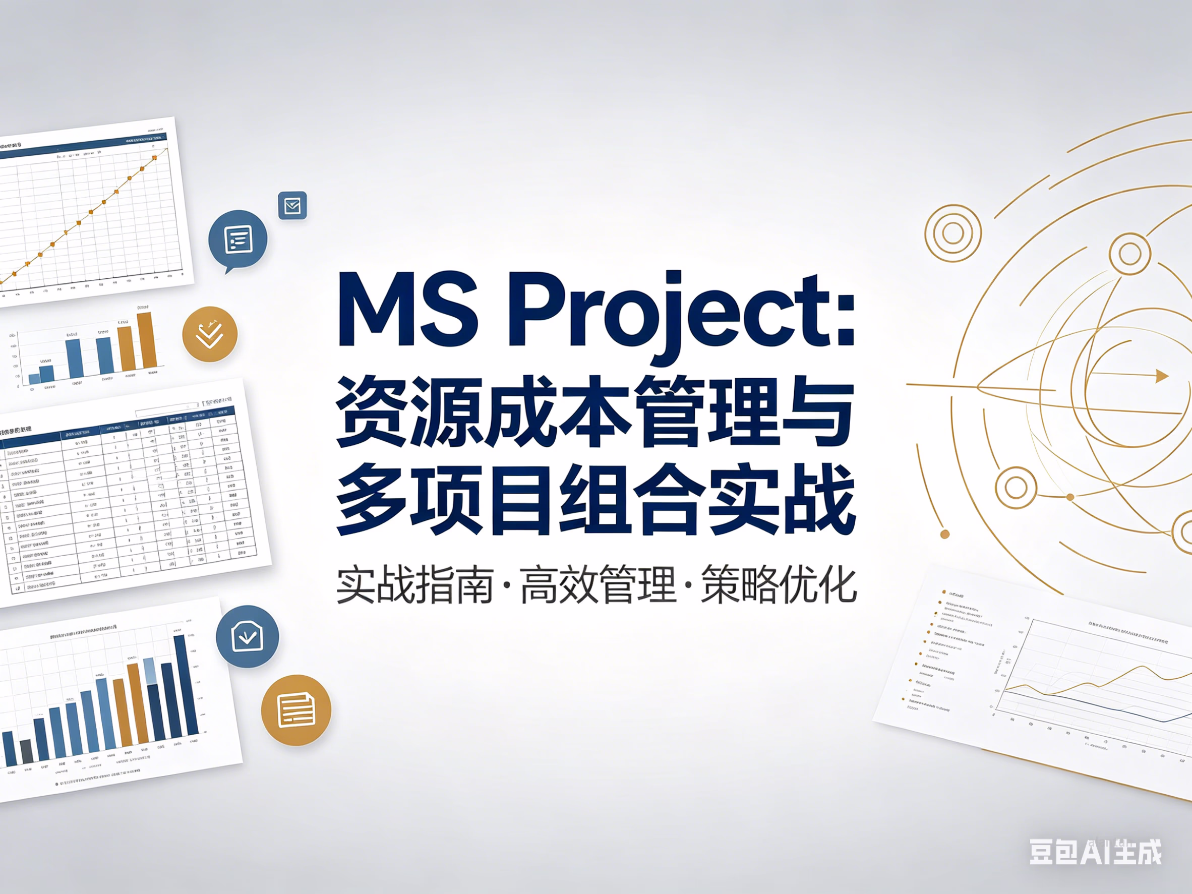 MS Project：资源成本管理与多项目组合实战