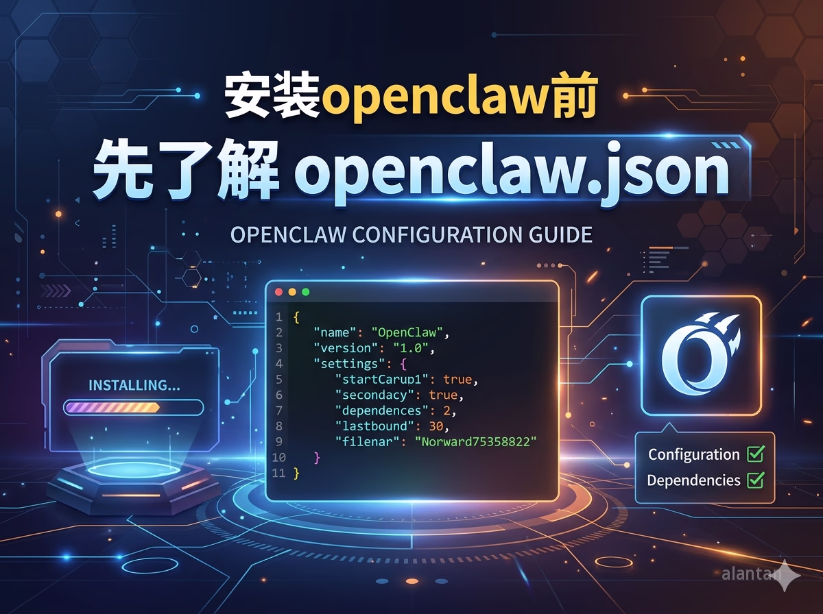 安装openclaw前，先了解openclaw.json