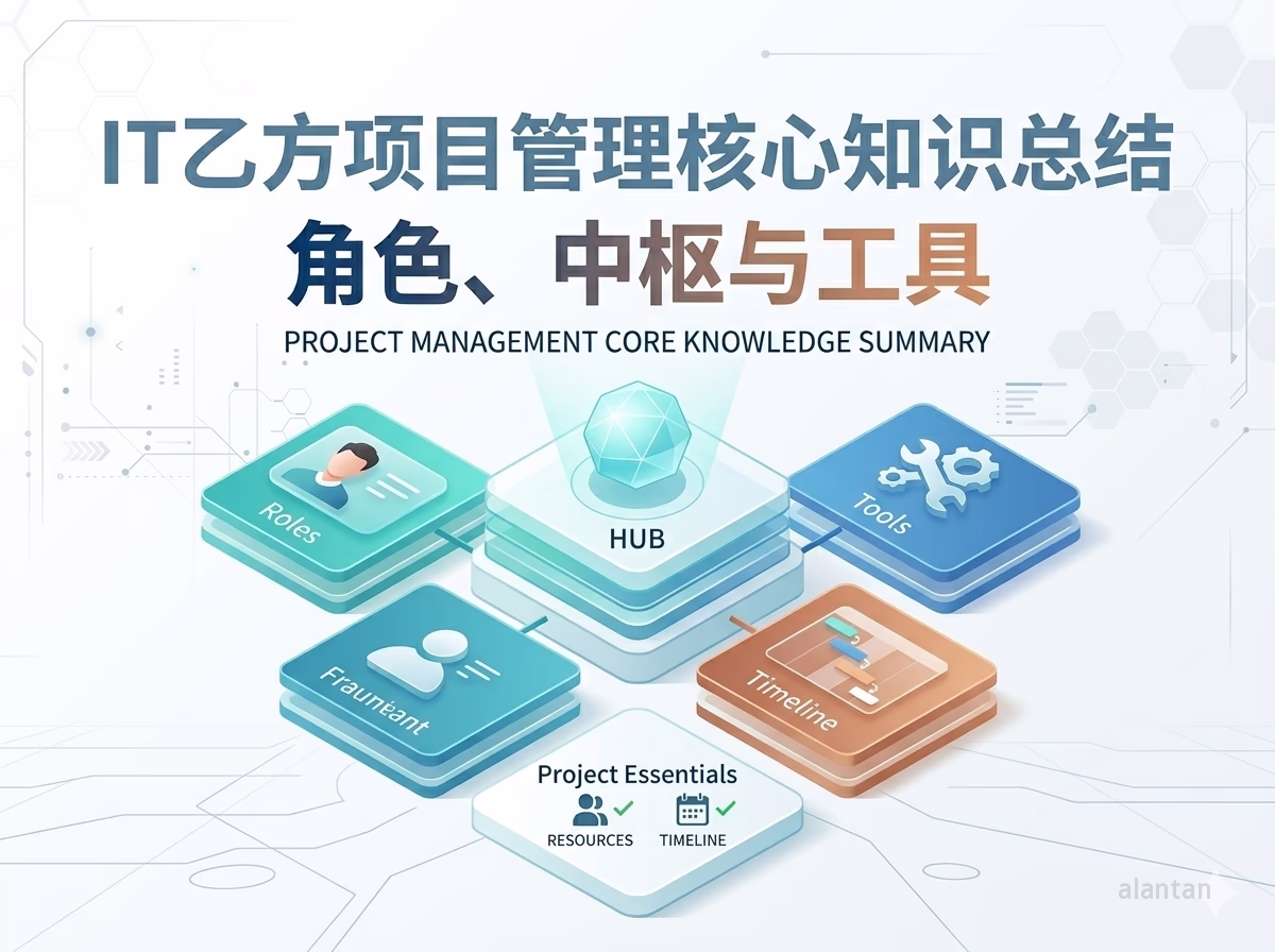 IT乙方项目管理核心知识总结：角色、中枢与工具